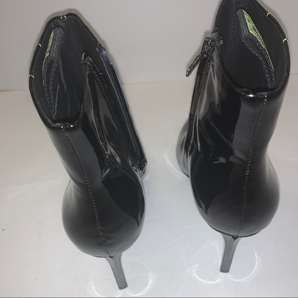 Ash ANGEL Black Patent Leather Ankle Boot NWOT B12/12 - Picture 8 of 15